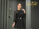 بلوز رگلان با آستین گیپور