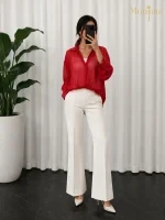 شومیز زنانه تاپ سرخود