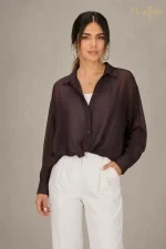 شومیز زنانه تاپ سرخود